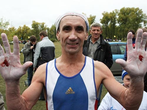 Николай Каклимов, чемпион по подтягиваниям
