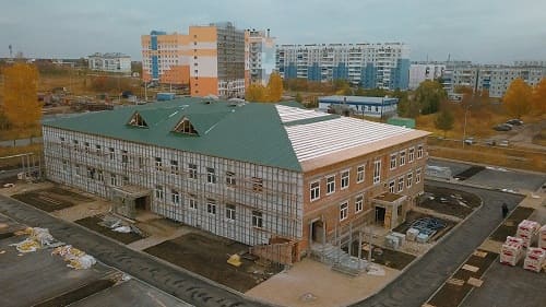 Строительство детсада квартал Сосновый