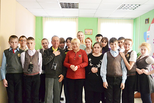 Николай Лукин встретился с 8-классниками